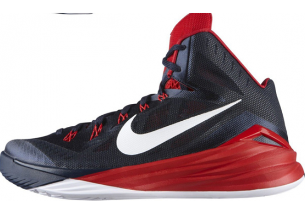 Кроссовки Nike Hyperdunk 2014 High красные
