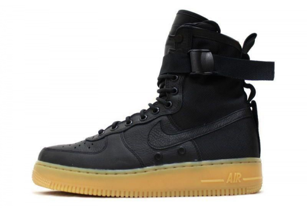 Nike кроссовки Air Force High SF AF1 Black
