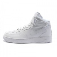 Мужские кроссовки Nike  Air Force 1 Mid White
