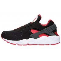 Кроссовки Nike Huarache черные с красным