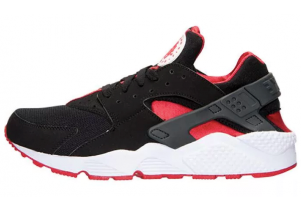 Кроссовки Nike Huarache черные с красным