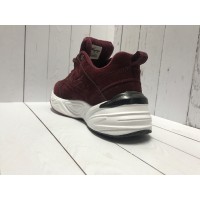 Кроссовки Nike M2k Tekno темно-бордовые