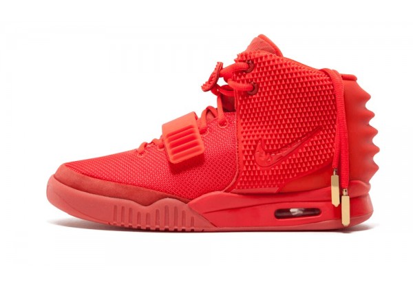 Кроссовки Nike Air Yeezy красные