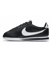 Кроссовки Nike Cortez Classic Leather черные с белым