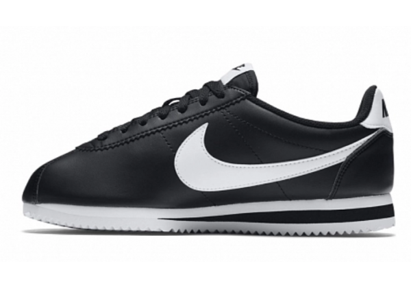  Кроссовки Nike Cortez Classic Leather черные с белым