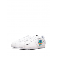  Кроссовки Nike Cortez Flyleather QS с принтом белые