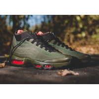 Зимние кроссовки Nike Air Max 95 SneakerBoot Olive зеленые