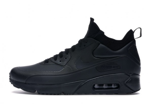 Кроссовки Nike Air Max 90 Mid Winter Black черные