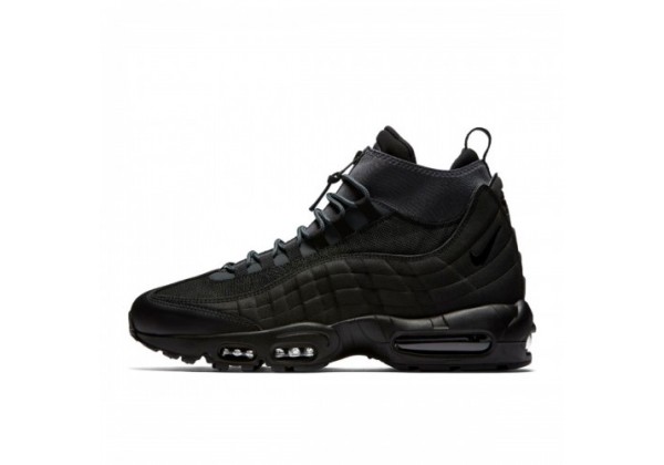 Зимние кроссовки Nike Air Max 95 SneakerBoot Mid Black черные