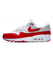 Кроссовки Nike Air Max 90 красные с белым