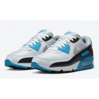 Кроссовки Nike Air Max 90 Ltr Gs белые с синим