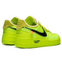 Кроссовки Nike X Off-White зеленые