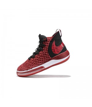  Кроссовки Nike Alphadunk красные с черным