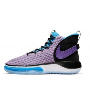 Кроссовки Nike Alphadunk фиолетовые с белым