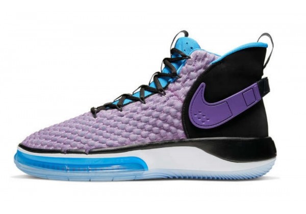  Кроссовки Nike Alphadunk фиолетовые с белым