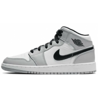 Кроссовки Nike Air Jordan 1 зимние серые