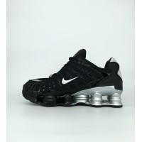 Кроссовки Nike Shox черные с серым