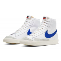 Кроссовки Nike Blazer Mid 77 Vintage белые с синим
