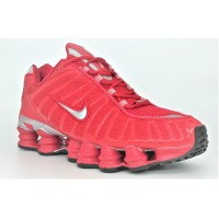 Кроссовки Nike Shox моно красные