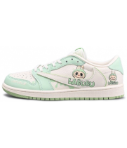 Кроссовки Nike Air Jordan 1 Low Travis Scott Labubu Mint White