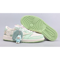 Кроссовки Nike Air Jordan 1 Low Travis Scott Labubu Mint White