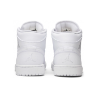 Кроссовки Nike Air Jordan 1 Retro Mid Pure Platinum White