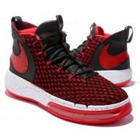 Кроссовки Nike Alphadunk красные с черным
