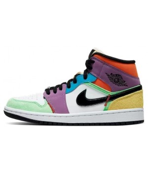 Кроссовки женские Nike Jordan Mid SE WMNS Lightbulb мульти