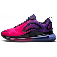 Зимние кроссовки Nike Air Max 720 сиреневые с розовым