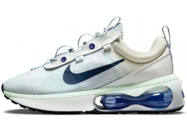 Кроссовки Nike Air Max 2021 женские белые с синем 