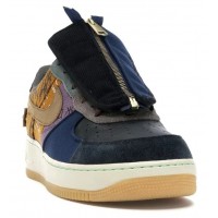 Кроссовки Nike Air Force черно-желтые