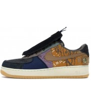 Кроссовки Nike Air Force черно-желтые