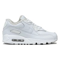 Зимние Nike Air Max 90 VT кожаные белые