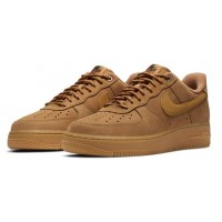 Зимние Nike Air Force 1 Low бежевые