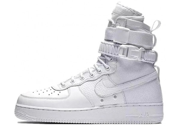 Зимние кроссовки Nike SF AF1 Special Field Air Force 1 White белые