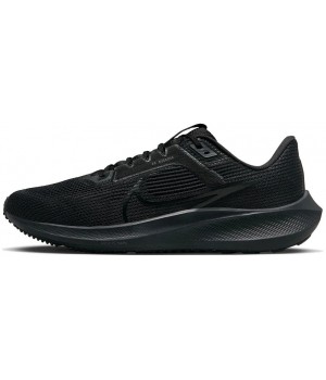 Кроссовки Nike Zoom черные с белой подошвой