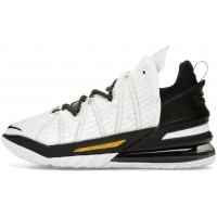 Баскетбольные кроссовки Nike Lebron XVIII черно-белые
