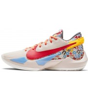 Баскетбольные кроссовки Nike Zoom Freak 2 бежевые