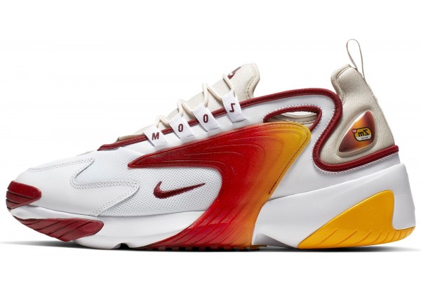Nike Zoom 2K White Team Red Light Orewood Brown
