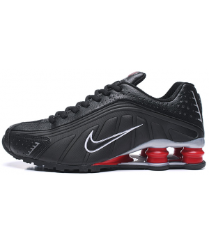 Кроссовки Nike Shox черно-красные