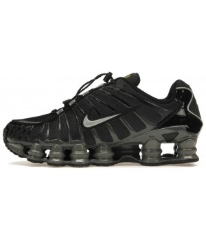 Кроссовки Nike Shox черные с серым