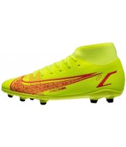 Бутсы Nike Mercurial Superfly 8 Club MG салатовые