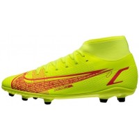 Бутсы Nike Mercurial Superfly 8 Club MG салатовые