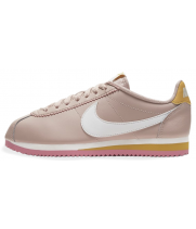 Кроссовки Nike Cortez Nylon бежевые с белым