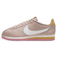 Кроссовки Nike Cortez Nylon бежевые с белым
