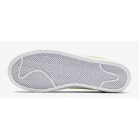 Кроссовки Nike Blazer Mid белые с салатовым