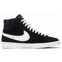 Nike Blazer 77 Mid Black White с мехом