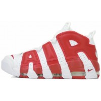 Кроссовки Nike Air More Uptempo 96 White Red 