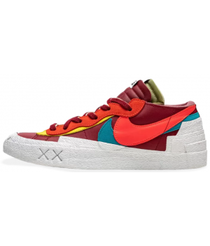 Кроссовки Nike Blazer Low Sacai Kaws Red