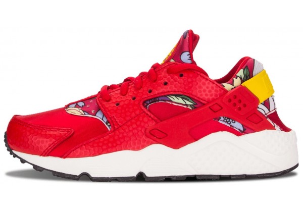 Кроссовки Air Huarache RUN Aloha красные